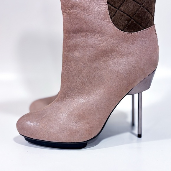 UNITED NUDE Brown leather boots - Picture 8 of 13